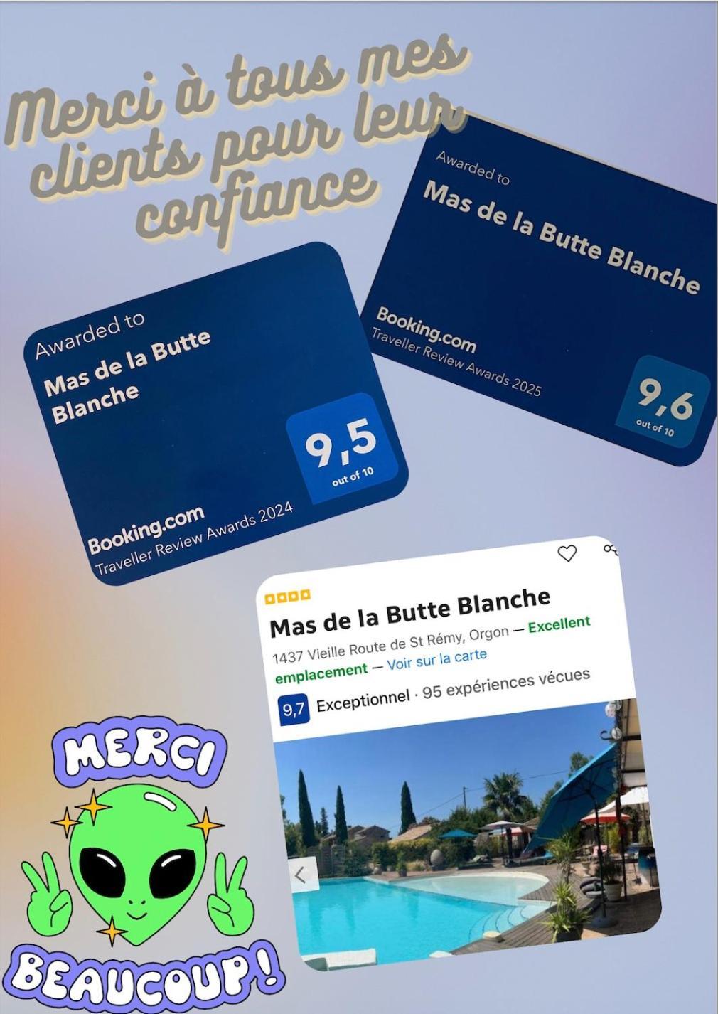 Mas De La Butte Blanche Bed & Breakfast Orgon Eksteriør bilde
